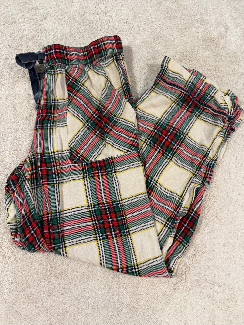 aerie plaid pajamas pants size small
